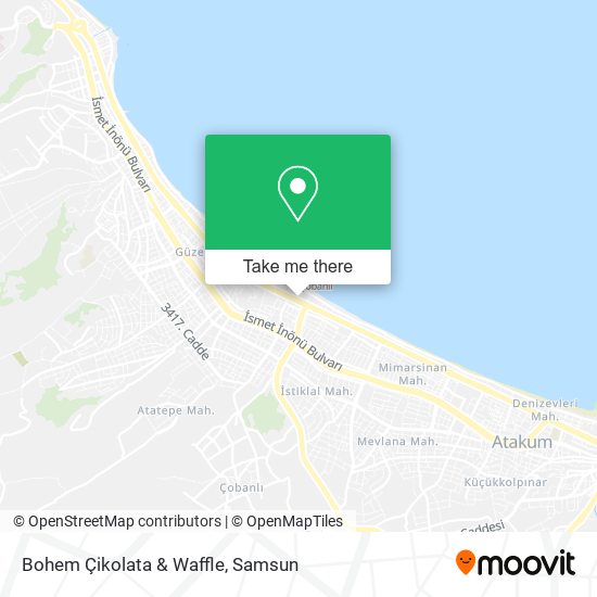 Bohem Çikolata & Waffle map