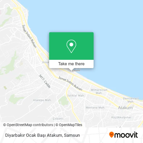 Diyarbakır Ocak Başı Atakum map