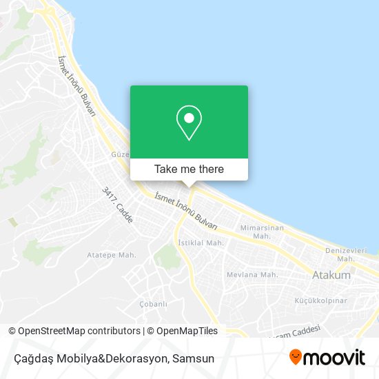Çağdaş Mobilya&Dekorasyon map