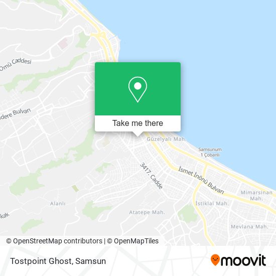 Tostpoint Ghost map
