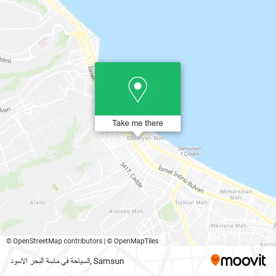 السياحة في ماسة البحر الاسود map