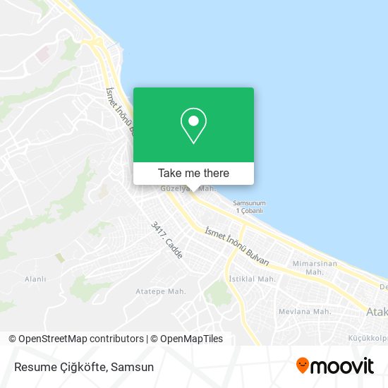 Resume Çiğköfte map