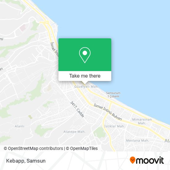 Kebapp map