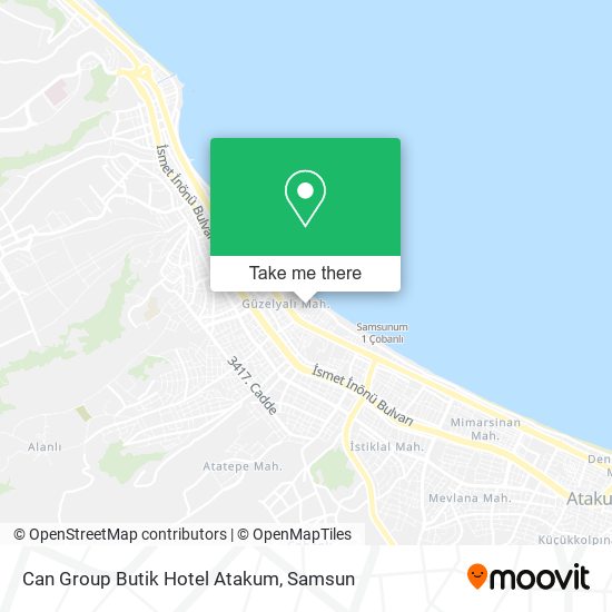 Can Group Butik Hotel Atakum map