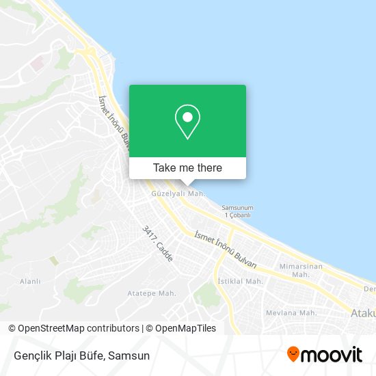 Gençlik Plajı Büfe map