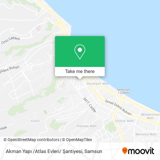 Akman Yapı /Atlas Evleri/ Şantiyesi map