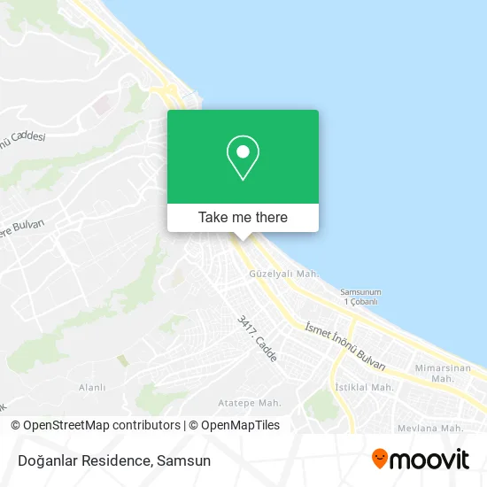 Doğanlar Residence map