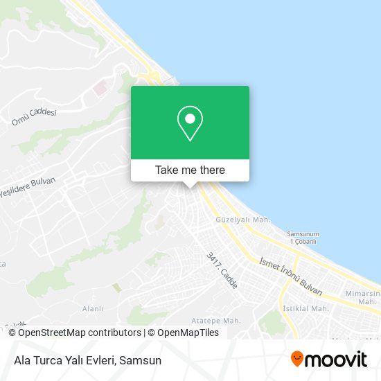 Ala Turca Yalı Evleri map