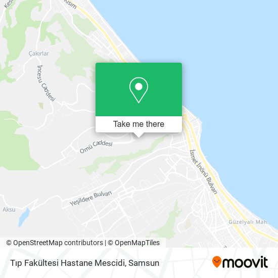 Tıp Fakültesi Hastane Mescidi map