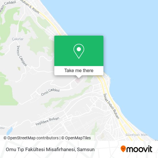 Omu Tıp Fakültesi Misafirhanesi map