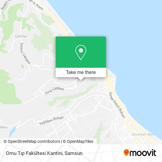 Omu Tıp Fakültesi Kantini map