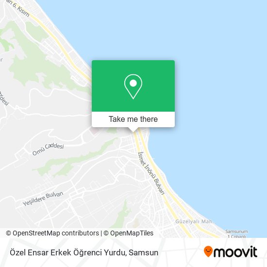 Özel Ensar Erkek Öğrenci Yurdu map