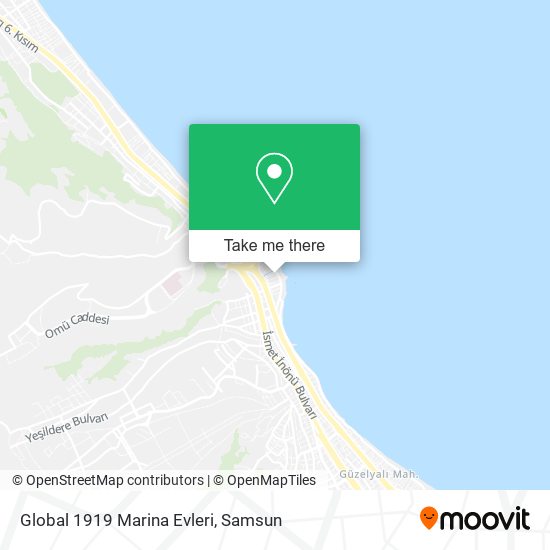 Global 1919 Marina Evleri map