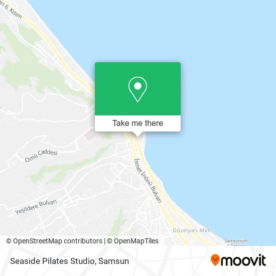 Seaside Pilates Studio map