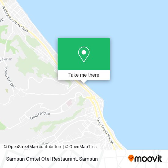 Samsun Omtel Otel Restaurant map