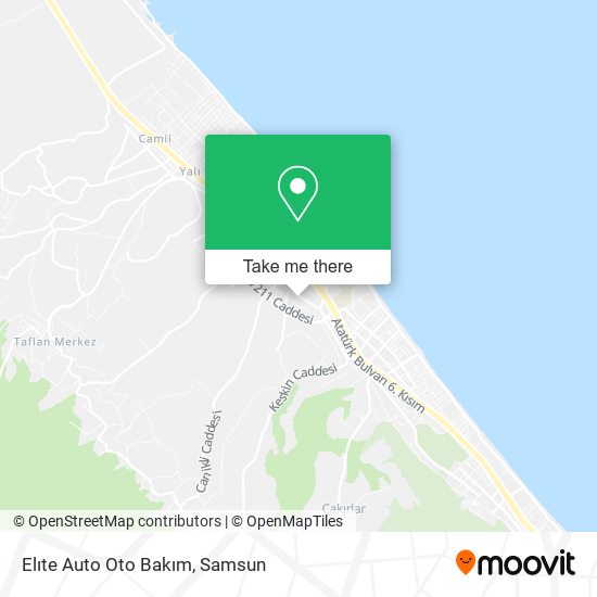 Elıte Auto Oto Bakım map