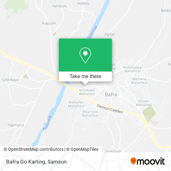 Bafra Go Karting map