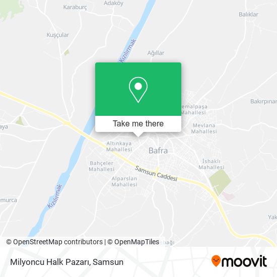 Milyoncu Halk Pazarı map