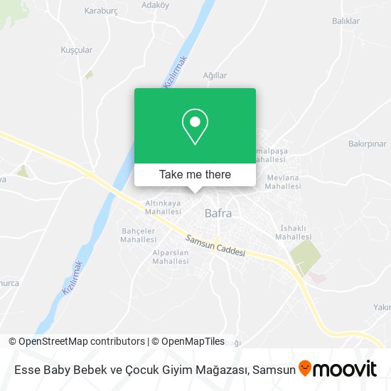 Esse Baby Bebek ve Çocuk Giyim Mağazası map