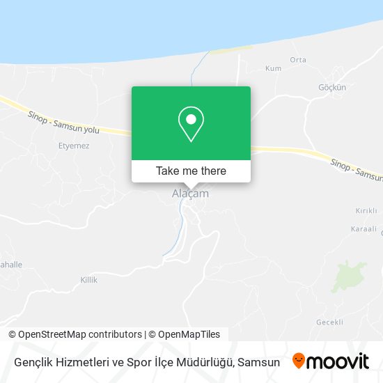 Gençlik Hizmetleri ve Spor İlçe Müdürlüğü map