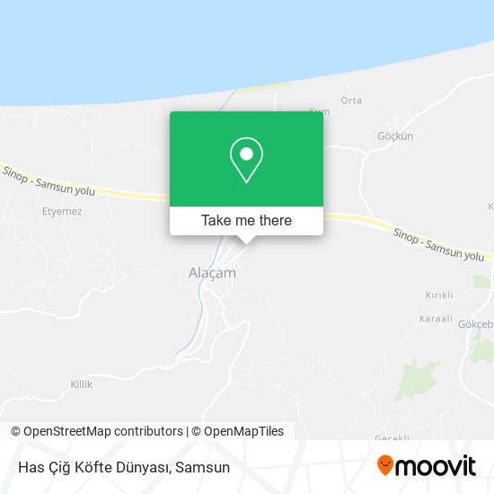 Has Çiğ Köfte Dünyası map