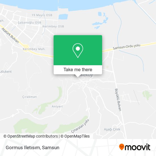 Gormus Iletısım map