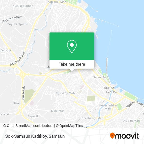 Sok-Samsun Kadıkoy map