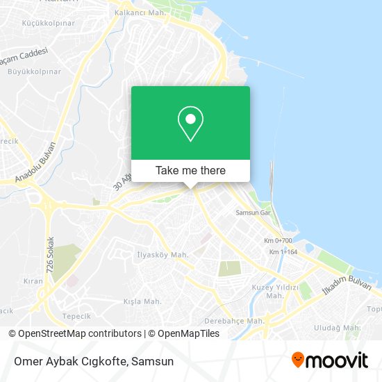 Omer Aybak Cıgkofte map
