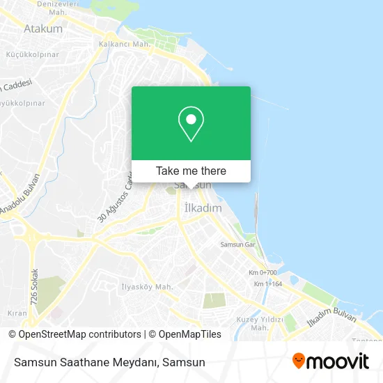 Samsun Saathane Meydanı map