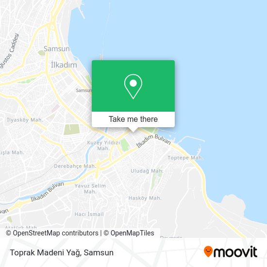 Toprak Madeni Yağ map