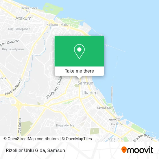 Rizeliler Unlu Gıda map