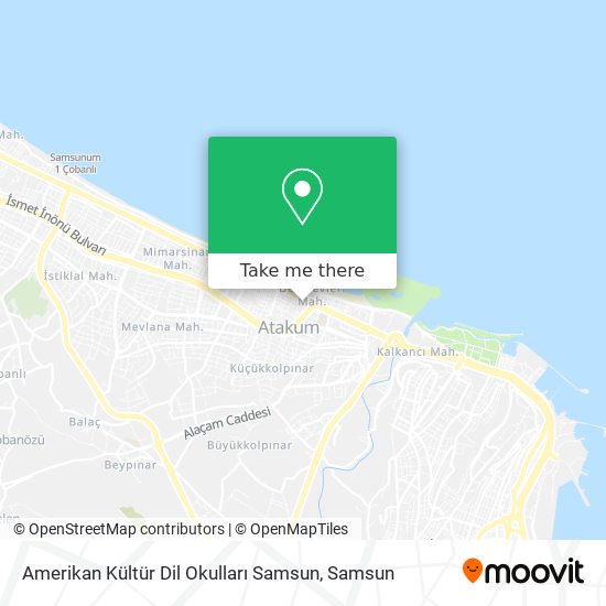 Amerikan Kültür Dil Okulları Samsun map