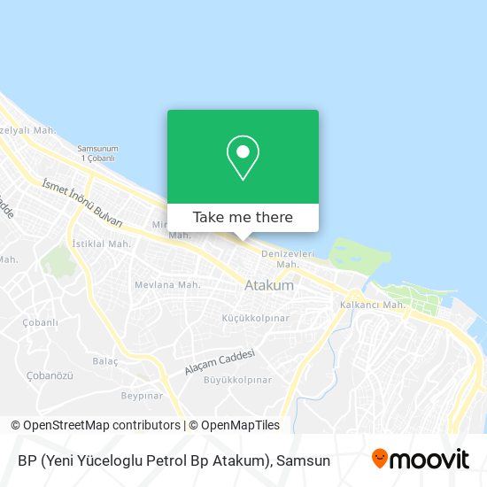 BP (Yeni Yüceloglu Petrol Bp Atakum) map