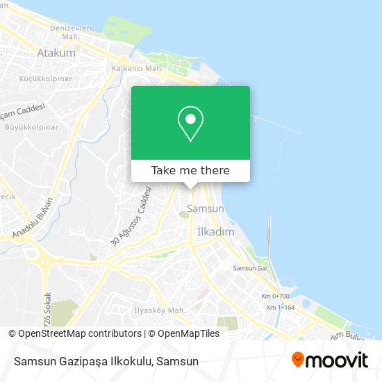 Samsun Gazipaşa Ilkokulu map