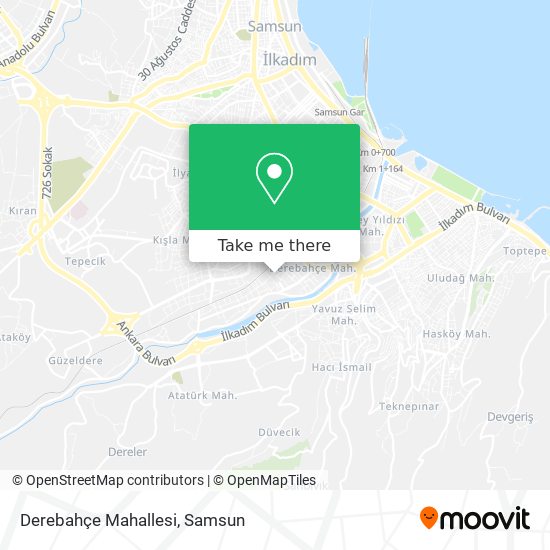 Derebahçe Mahallesi map
