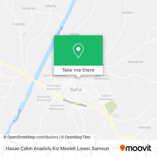 Hasan Çakın Anadolu Kız Meslek Lisesi map