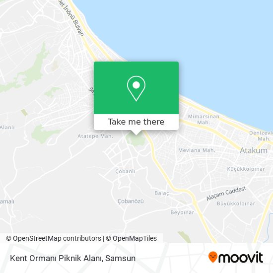 Kent Ormanı Piknik Alanı map