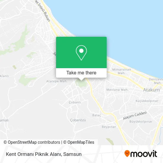 Kent Ormanı Piknik Alanı map