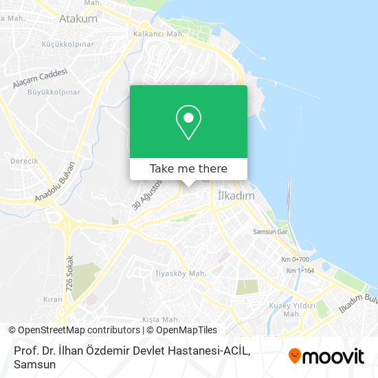 Prof. Dr. İlhan Özdemir Devlet Hastanesi-ACİL map