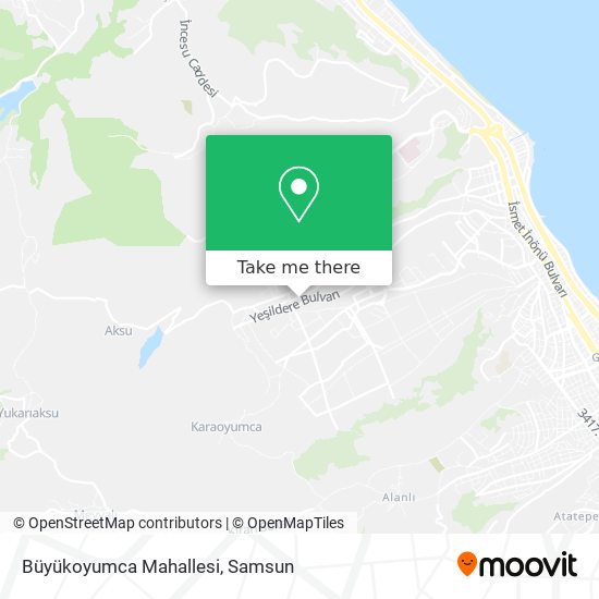 Büyükoyumca Mahallesi map