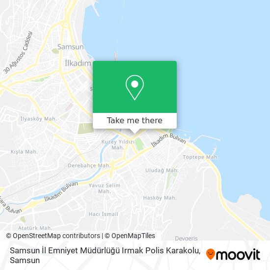 Samsun İl Emniyet Müdürlüğü Irmak Polis Karakolu map