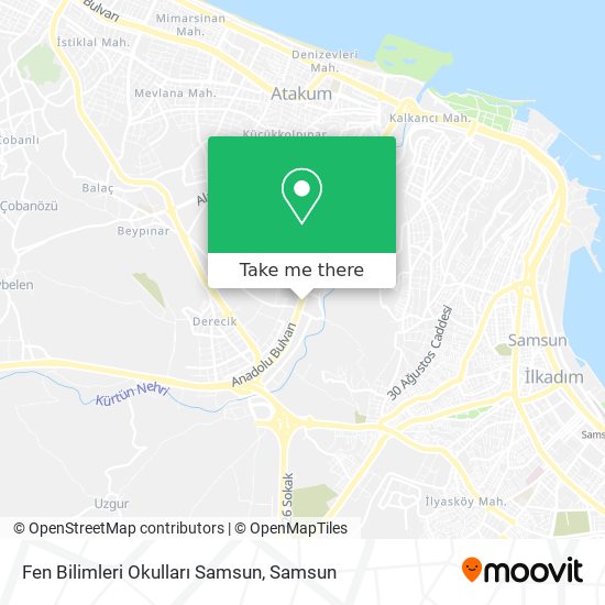 Fen Bilimleri Okulları Samsun map