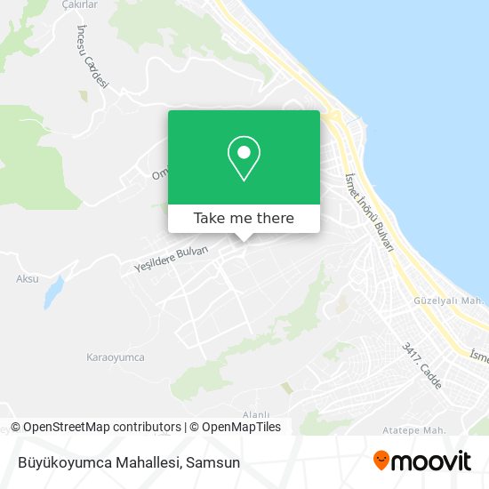 Büyükoyumca Mahallesi map
