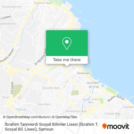 İbrahim Tanrıverdi Sosyal Bilimler Lisesi (İbrahim T. Sosyal Bil. Lisesi) map