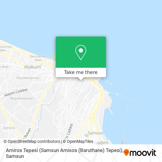 Amiros Tepesi (Samsun Amisos (Baruthane) Tepesi) map