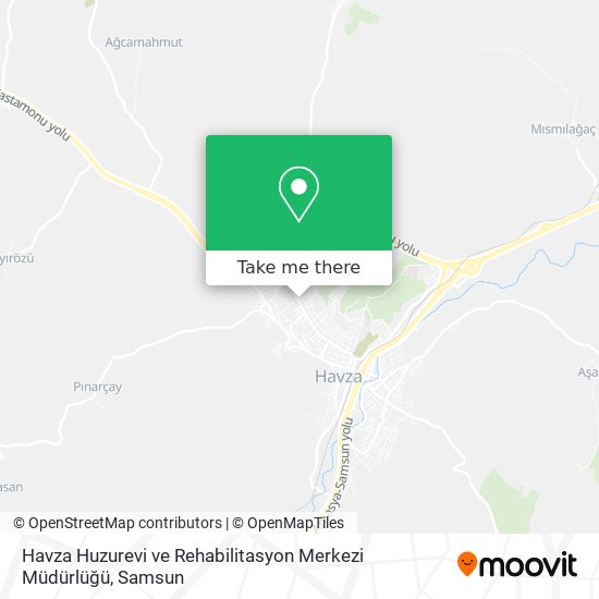 Havza Huzurevi ve Rehabilitasyon Merkezi Müdürlüğü map