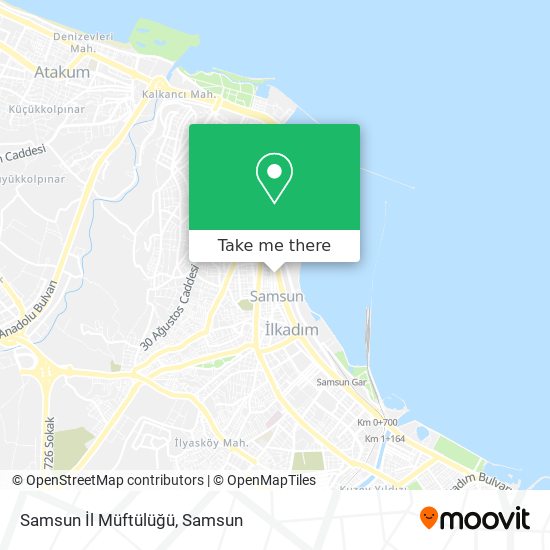 Samsun İl Müftülüğü map
