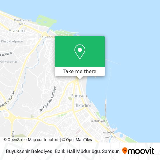 Büyükşehir Belediyesi Balık Hali Müdürlüğü map