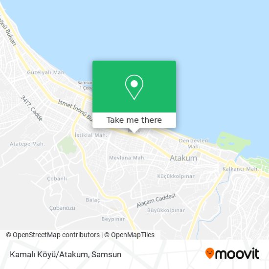 Kamalı Köyü/Atakum map