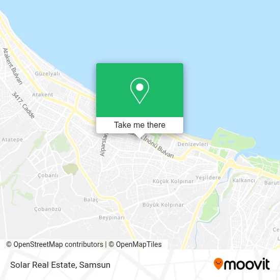 Solar Real Estate map